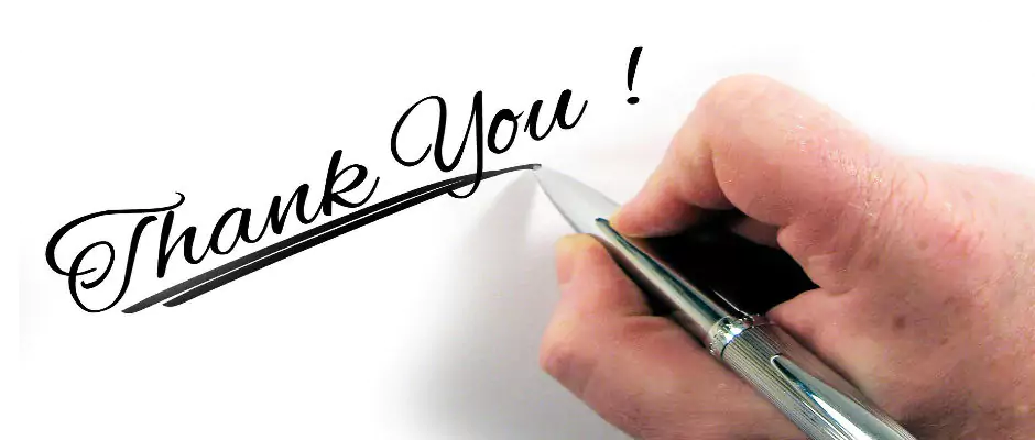 Sponsor Thank You Letters